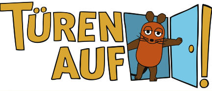 WESTDEUTSCHER RUNDFUNK KÖLN „Die Sendung mit der Maus“: Bundesweiter Aufruf zum vierten „Türöffner-Tag“ - Große Mitmach-Initiative am 3. Oktober 2014 für Kinder, Erwachsene, Unternehmen, Schulen und andere Institutionen Logo Türen auf! © WDR/Trickstudio Lutterbeck, honorarfrei - Verwendung gemäß der AGB im engen inhaltlichen, redaktionellen Zusammenhang mit genannter WDR-Sendung und bei Nennung "Bild: WDR/Trickstudio Lutterbeck" (S2). WDR Presse und Information/Bildkommunikation, Köln, Tel: 0221/220 -7132 oder -7133, Fax: -777132, bildkommunikation@wdr.de