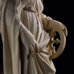 Hl. Katharina (Detail), ehemals Mainz, Dom, Memorienportal, um 1410