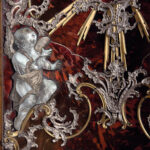 Abraham Roentgen, Drehtabernakel, Anbetungsnische (Detail), 1758